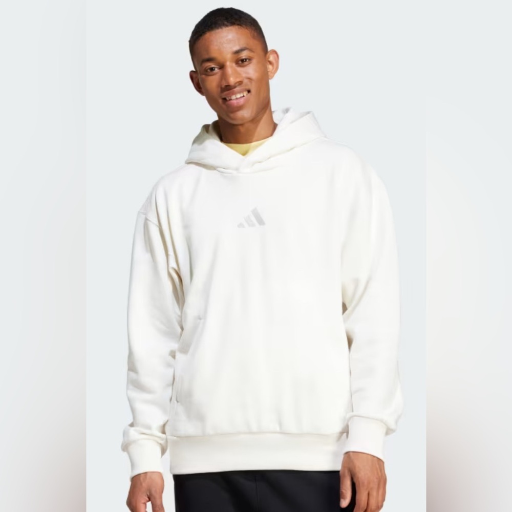 Adidas men’s all season white hoodie size large